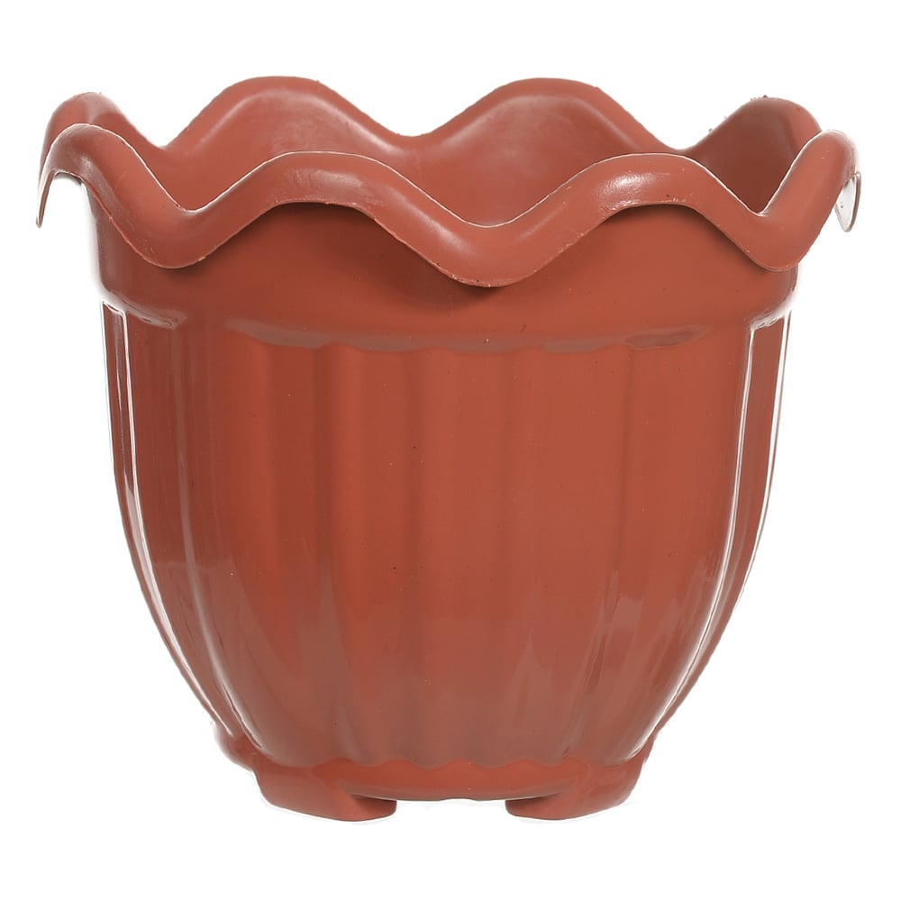 VASO PLASTICO (TELHA) 14,5X17CM