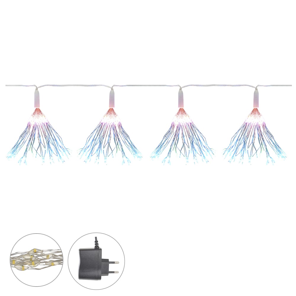 PISCA DECOR 400 LED BIVOLT (COLORIDO) 2mX20cm