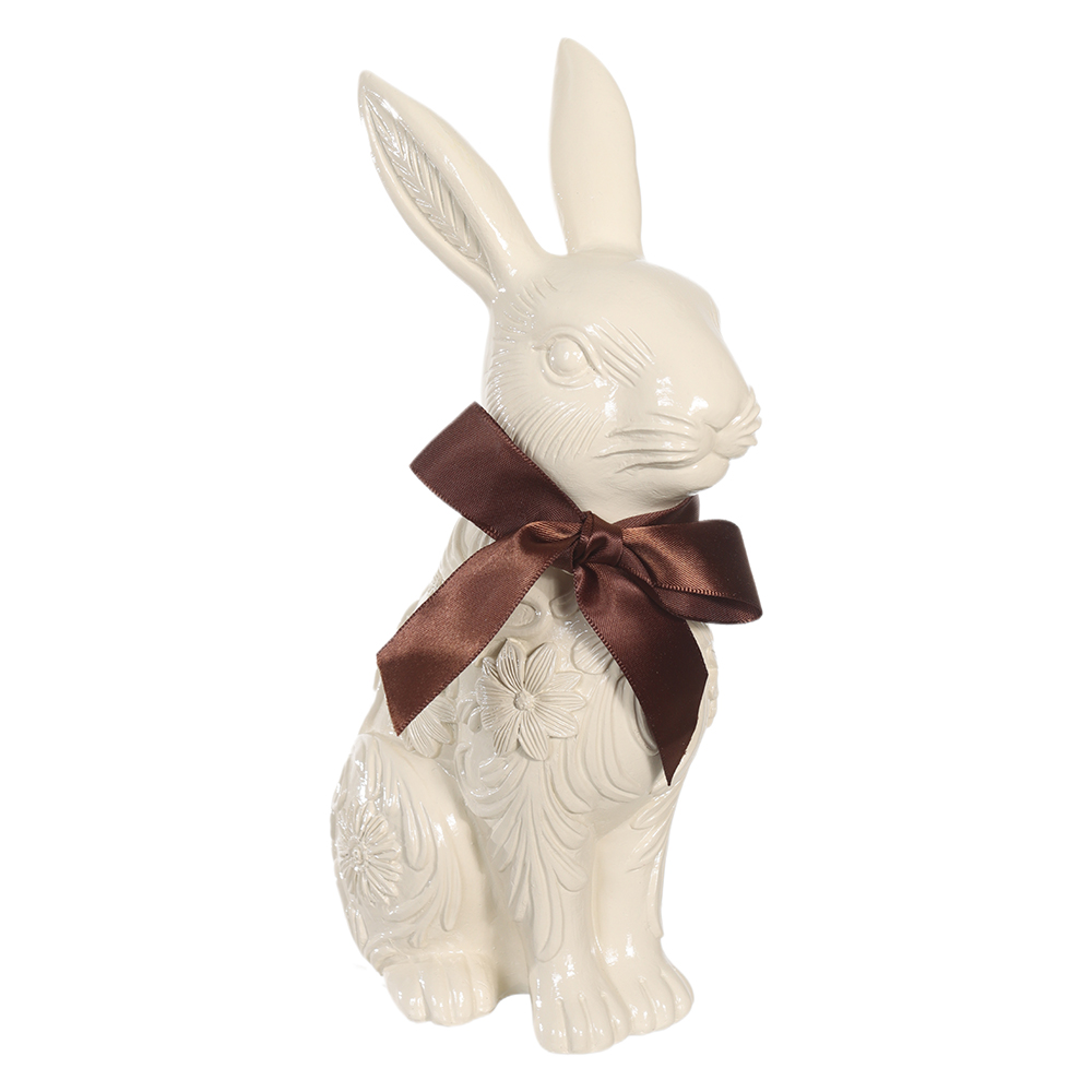 COELHO DECORATIVO (OFF WHITE) 21X7,5cm