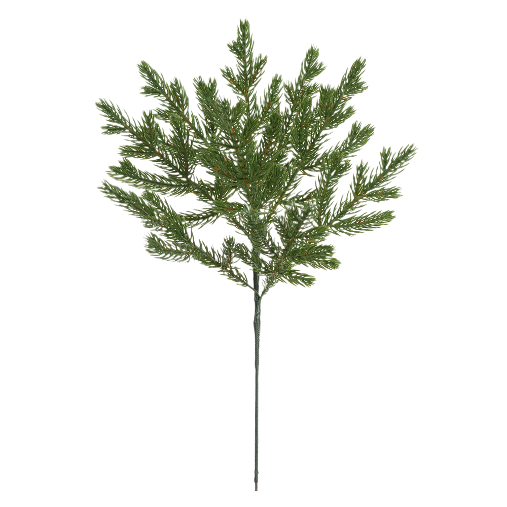 GALHO NATAL ARAMADO C/TIPS (VERDE) 50X25cm