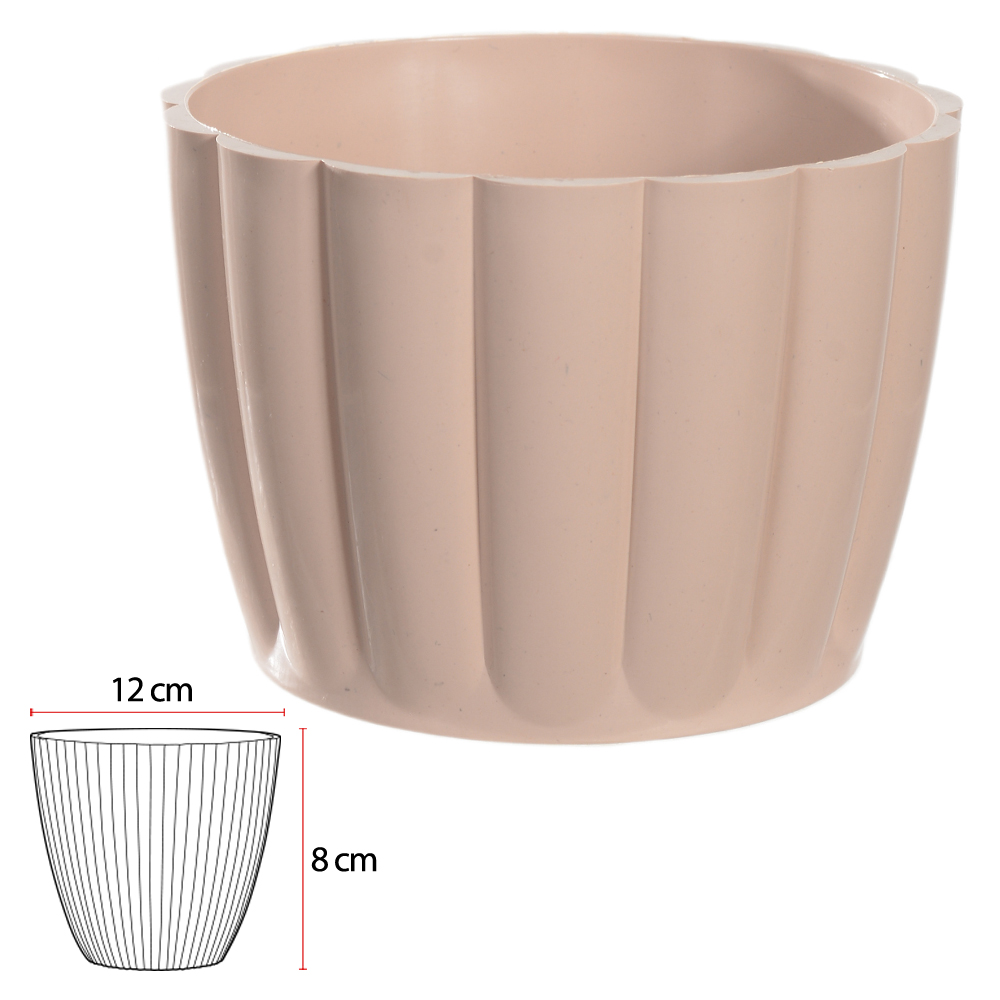 VASO CACHEPOT CACHEPOT (ROSE) 8CM