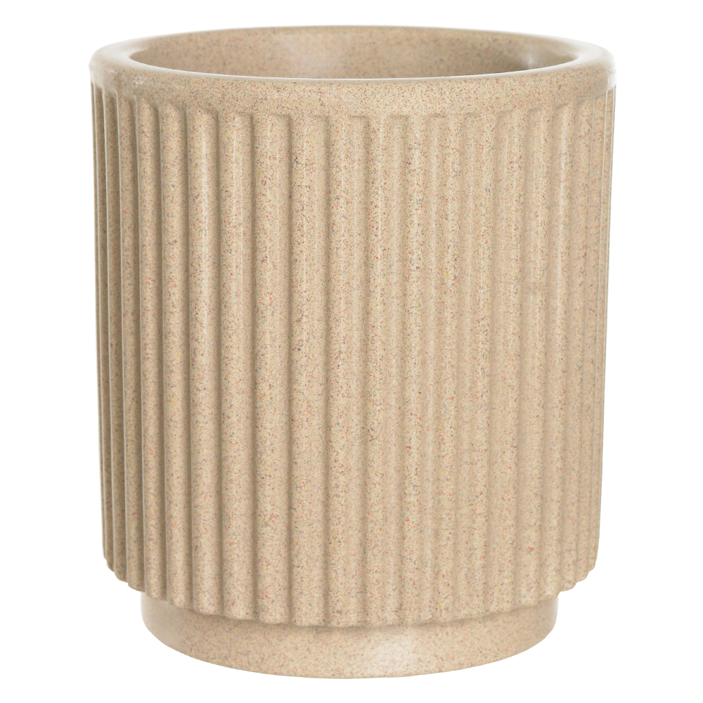 VASO POLIPROPILENO TERRASSA (AREIA) 22X20CM