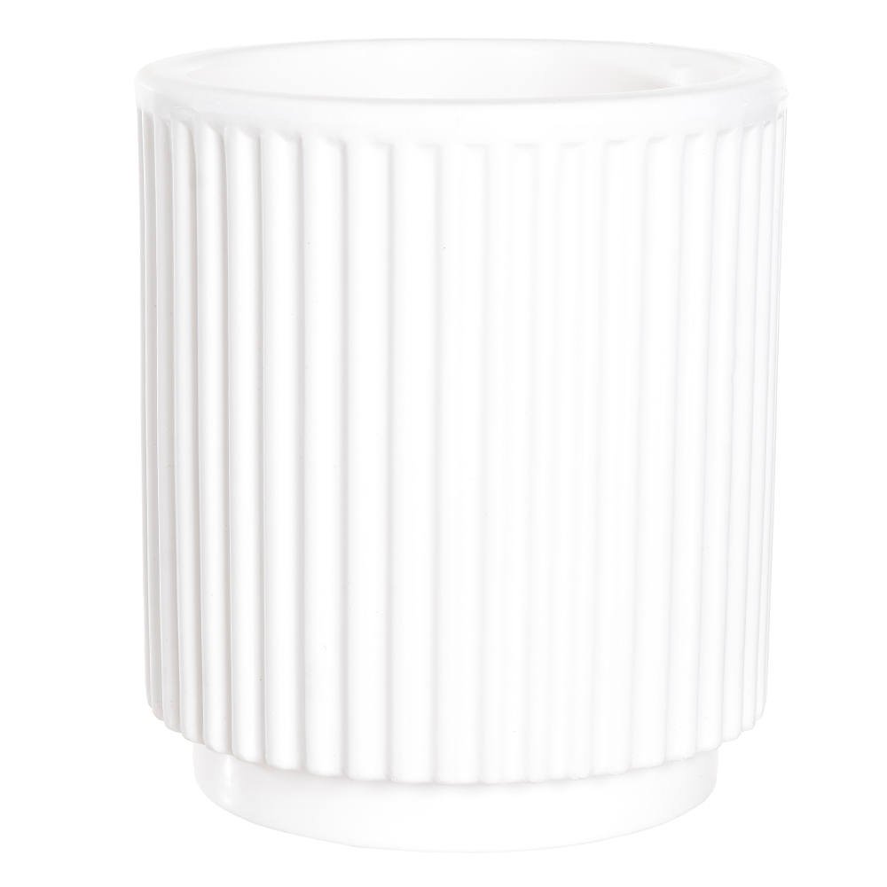 VASO POLIPROPILENO TERRASSA (BRANCO) 22X20CM