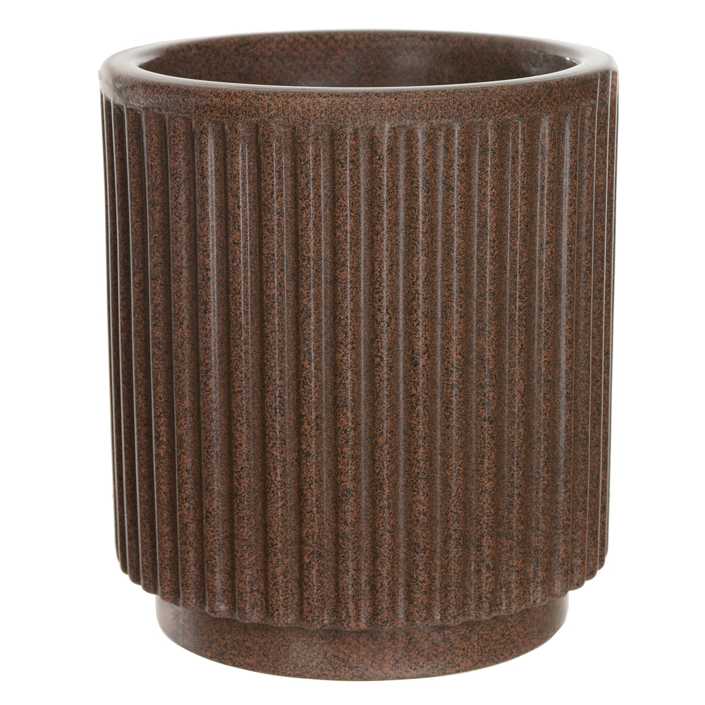 VASO POLIPROPILENO TERRASSA (TABACO) 22X20CM