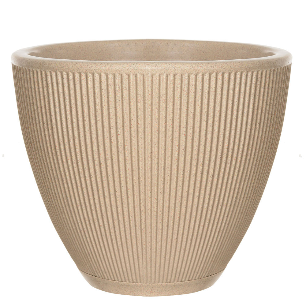 VASO POLIPROPILENO TERRASSA (AREIA) 33X40CM