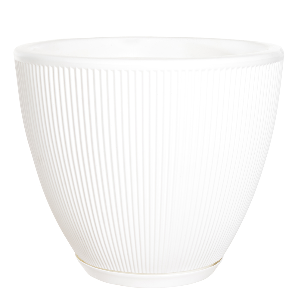 VASO POLIPROPILENO TERRASSA (BRANCO) 33X40CM