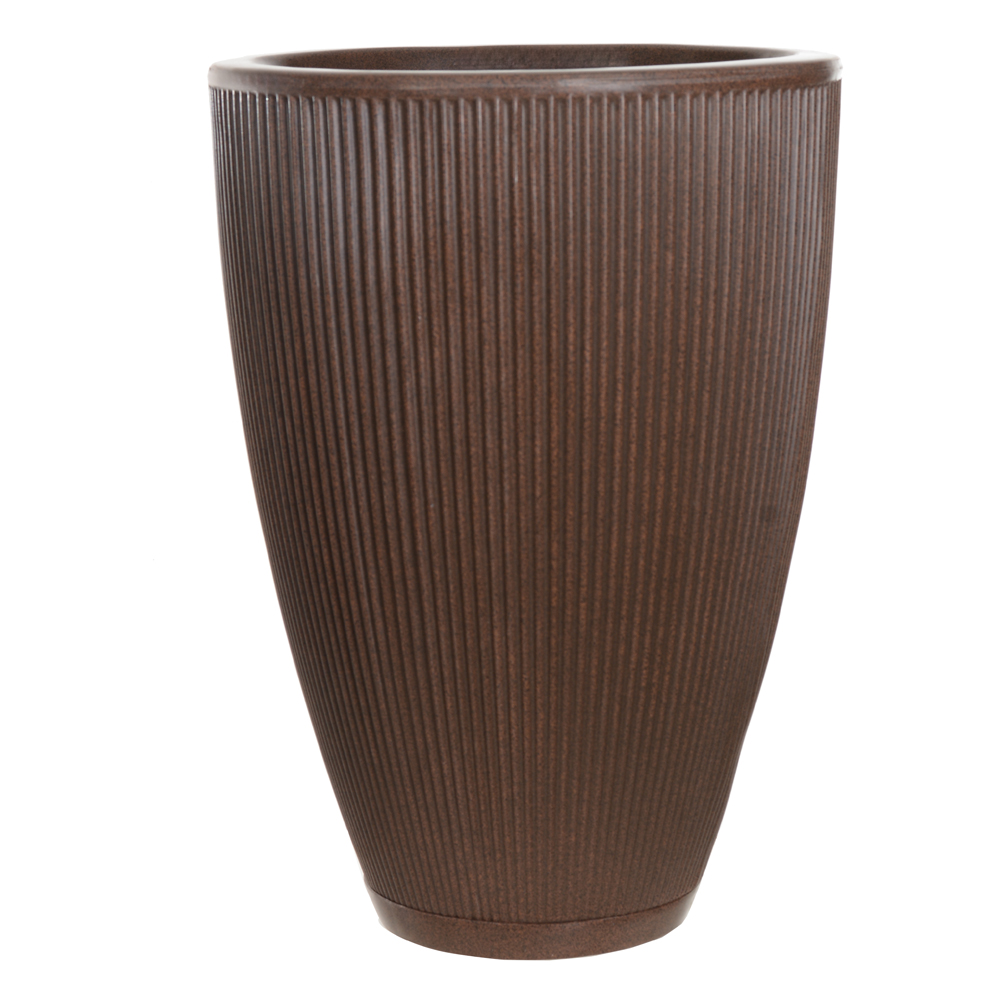 VASO POLIPROPILENO TERRASSA (TABACO) 53X39CM