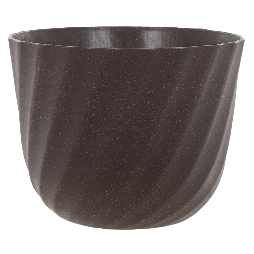 VASO MOOV PLASTICO (IMBUIA) 18,3X18,3CM