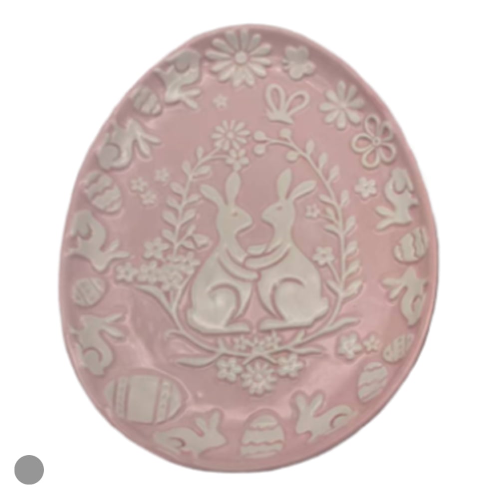 OVO DECORATIVO PAREDE (ROSA) 22cm