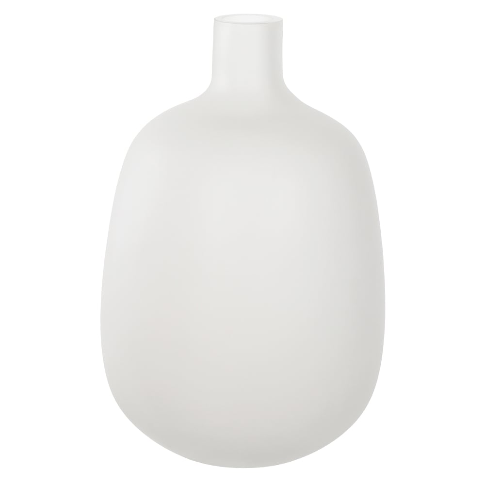 VASO DECORATIVO VIDRO (TRANSPARENTE FOSCO) 39cm 27d