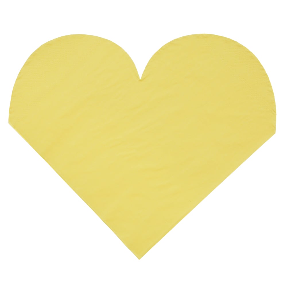 GUARDANAPO PAPEL C/20 UND (AMARELO CLARO) 33X33cm
