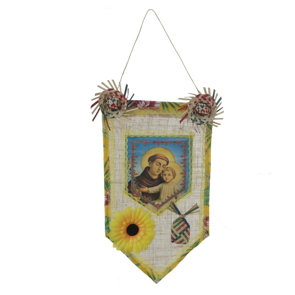 FLAMULA SANTO ANTONIO (COLORIDO) 50X30CM