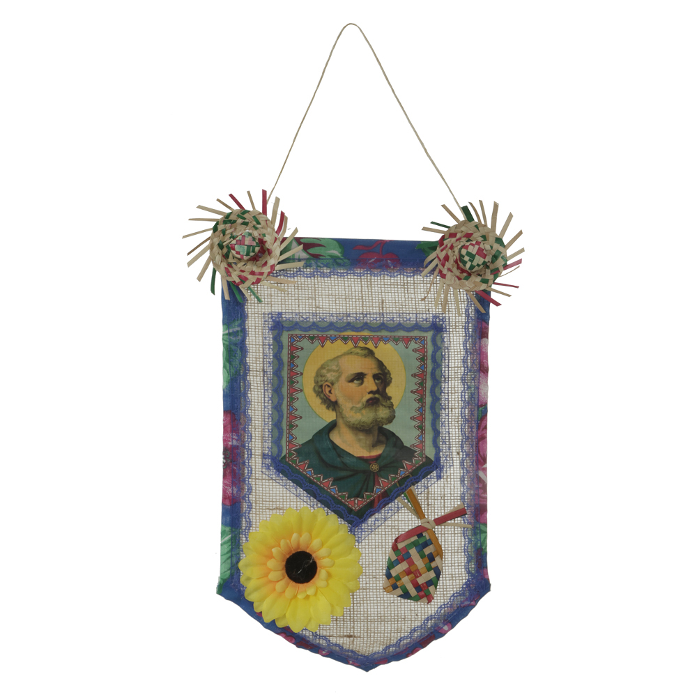 FLAMULA SAO PEDRO (COLORIDO) 50X30CM