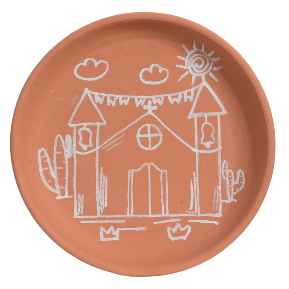 PRATO CORDEL BARRO (NATURAL) 25CM