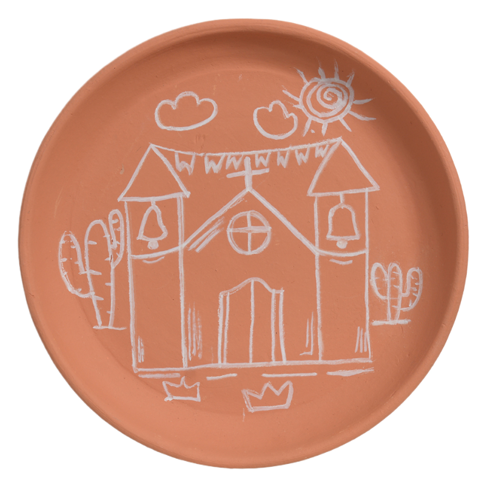 PRATO CORDEL BARRO (NATURAL) 25CM