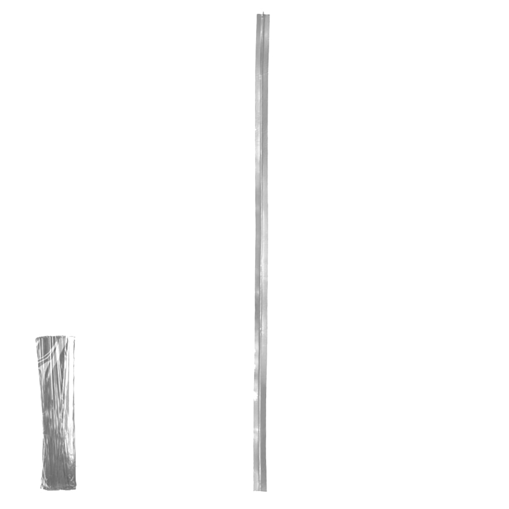 FECHO PRATICO NATAL C/100 FITAS (PRATA) 30cm