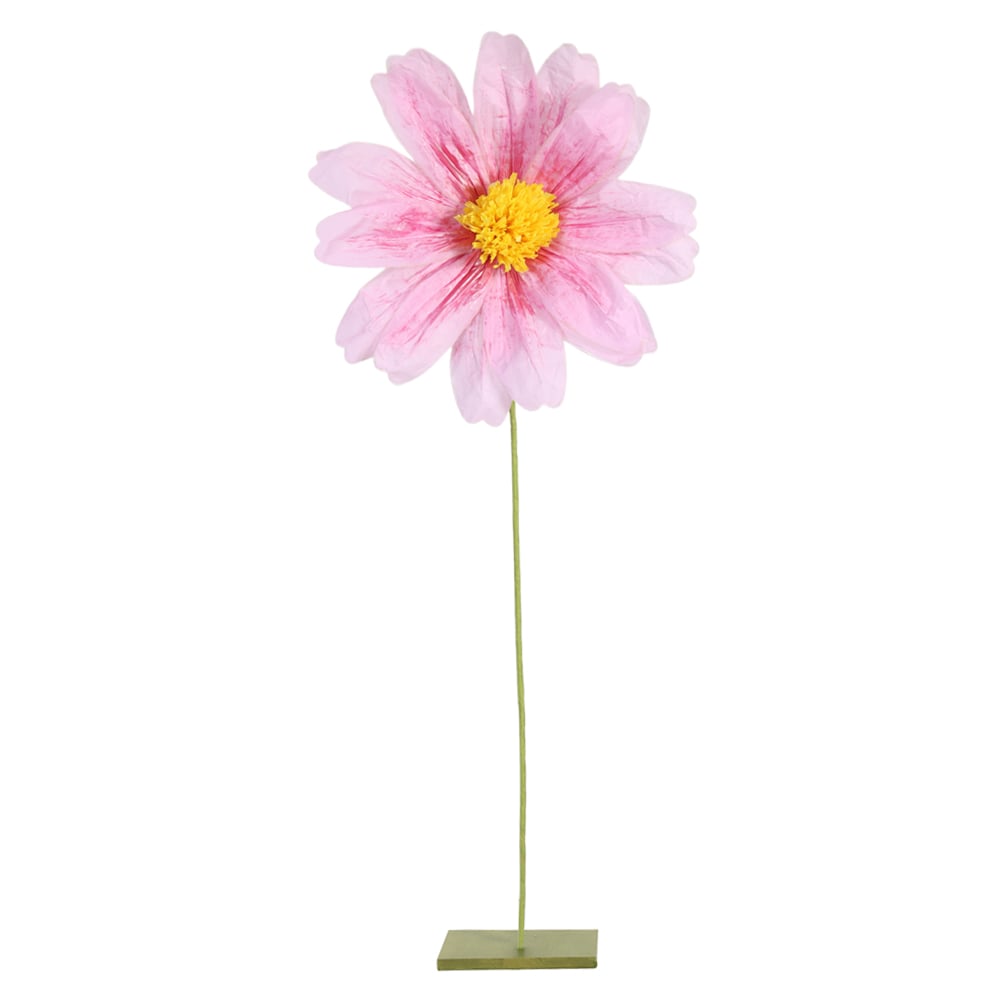 FLOR DECORATIVA C/BASE (ROSA) 1,01m 35d