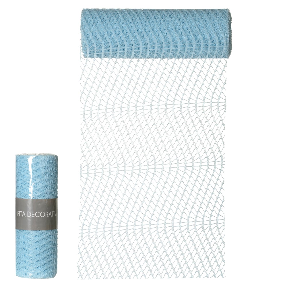 TELA DECOR (AZUL CLARO) 20cmX5m