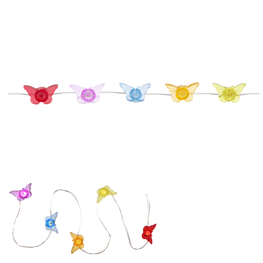 NAO PISCA DECOR PASCOA 20LED BORBOLETA (COLORIDO) 2m