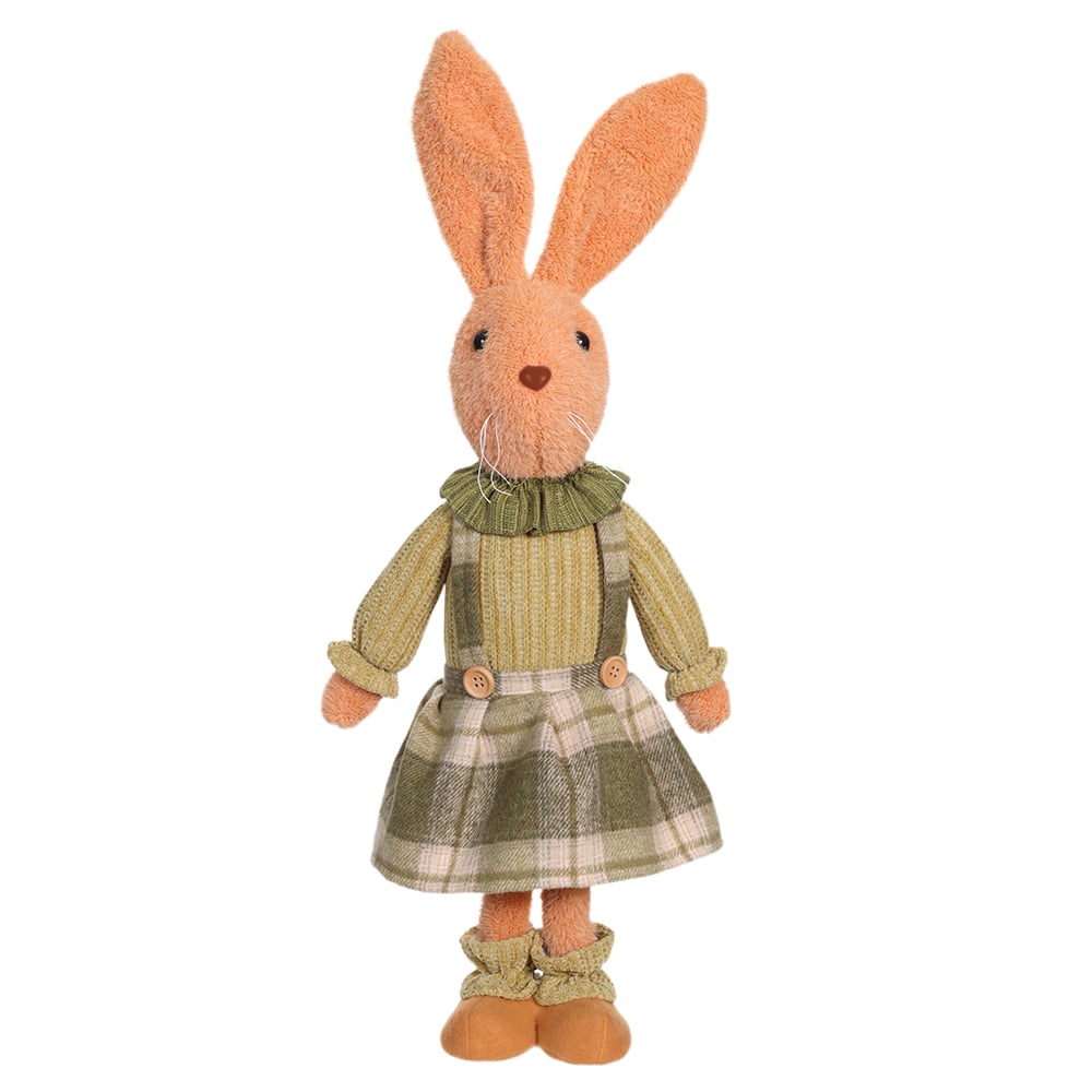 BONECA COELHA RUSTICO (VERDE) 60cm