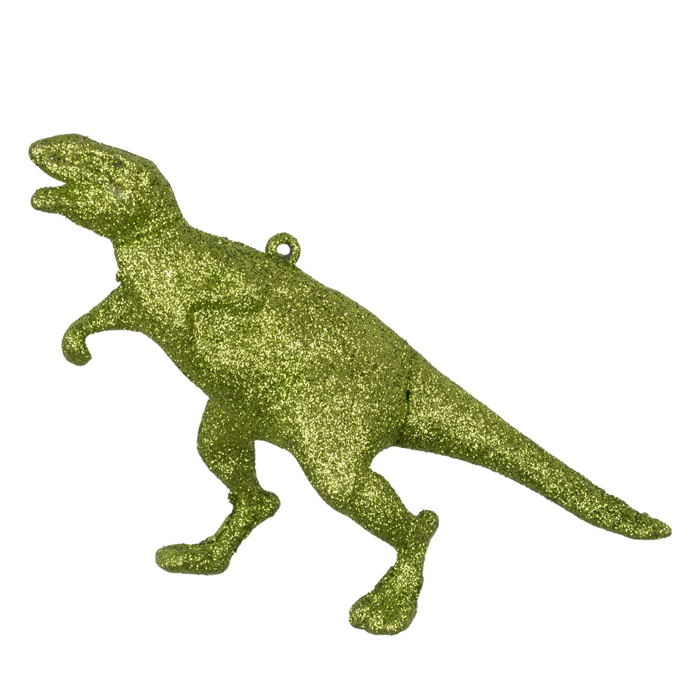 ENFEITE NATAL DINOSSAURO PENDURAR (VERDE) 16cm