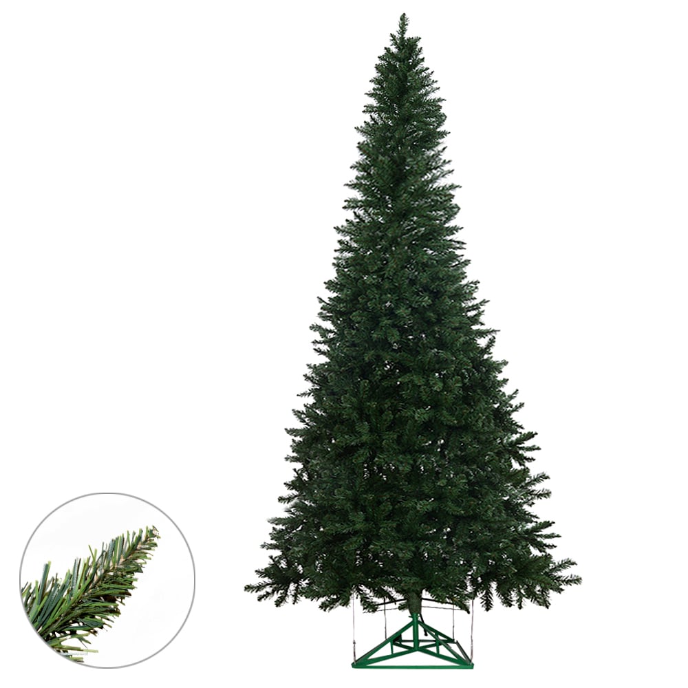 A.ARVORE NATAL EMPIRE 8500 TIPS C/BASE METAL (VERDE) 6m