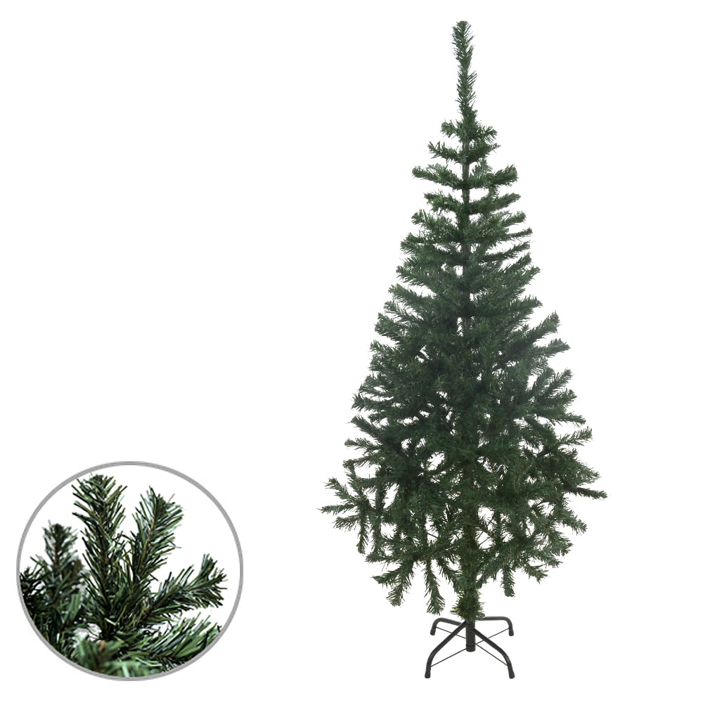 A.ARVORE NATAL 350 TIPS C/BASE METAL (VERDE) 1,5m