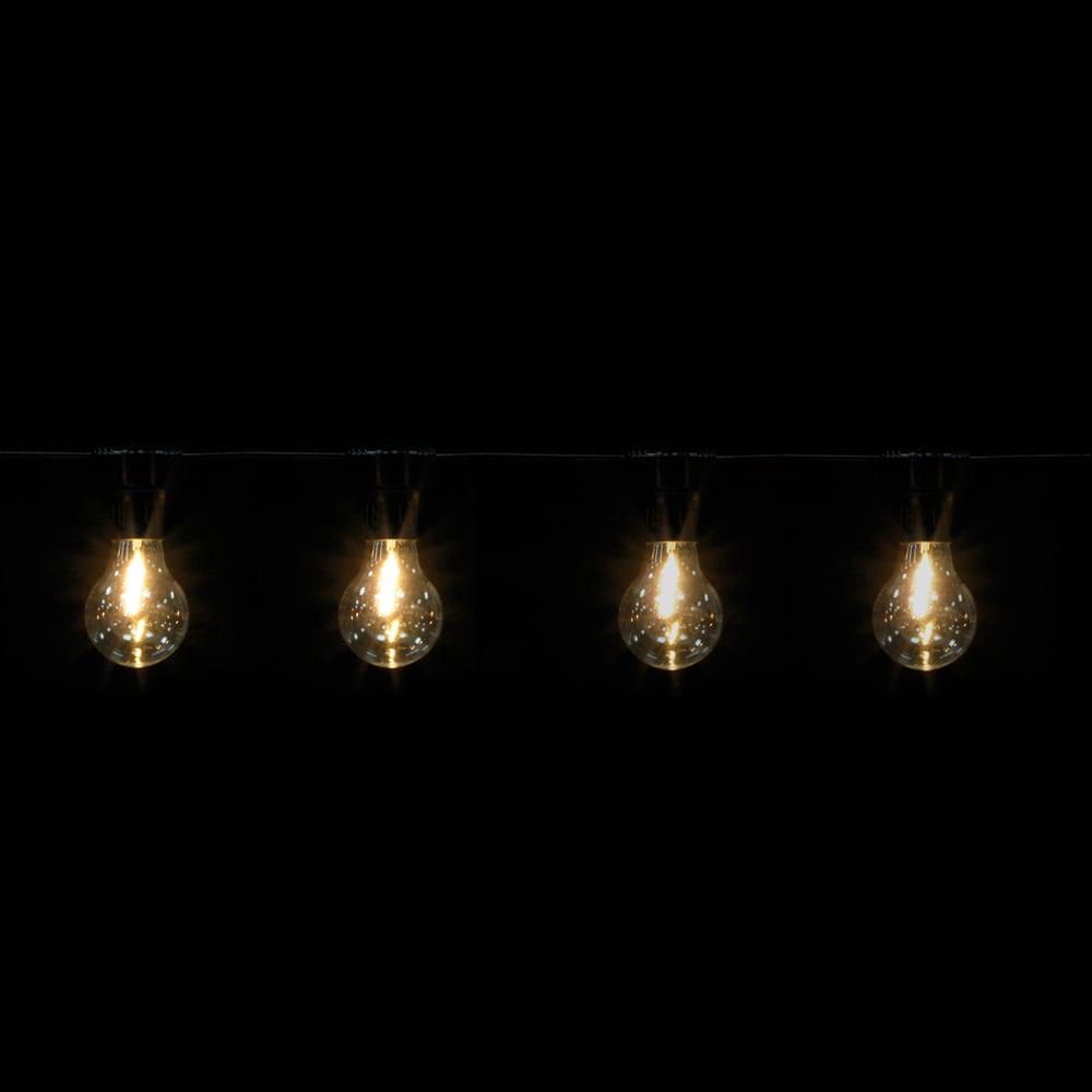 GAMBIARRA 10LAMPADAS OUTDOOR MACHO FEMEA 220V (BRANCO QUENTE) 5m