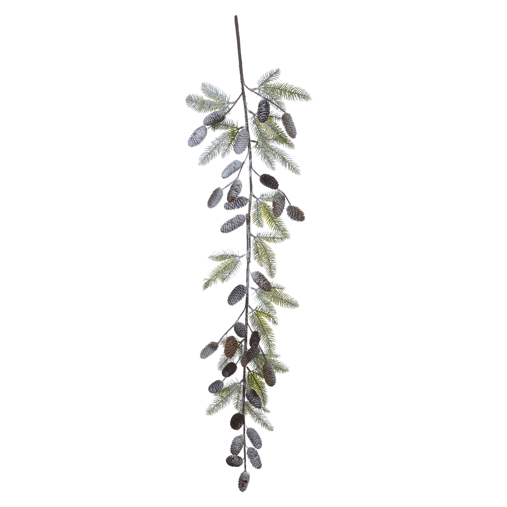 F. FESTAO NEVADO C/PINHA (VERDE) 1,2m