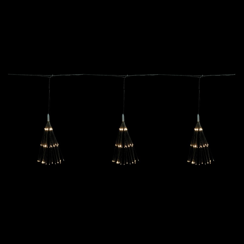 CORTINA 450 LED BIVOLT 5 PENDENTES FIO PVC MACHO E FEMEA C/FUNCAO (BRANCO QUENTE