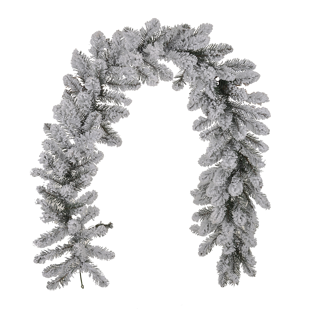 FESTAO NATAL NEVADA ARAMADO C/120 TIPS (VERDE) 1,8mX25cm