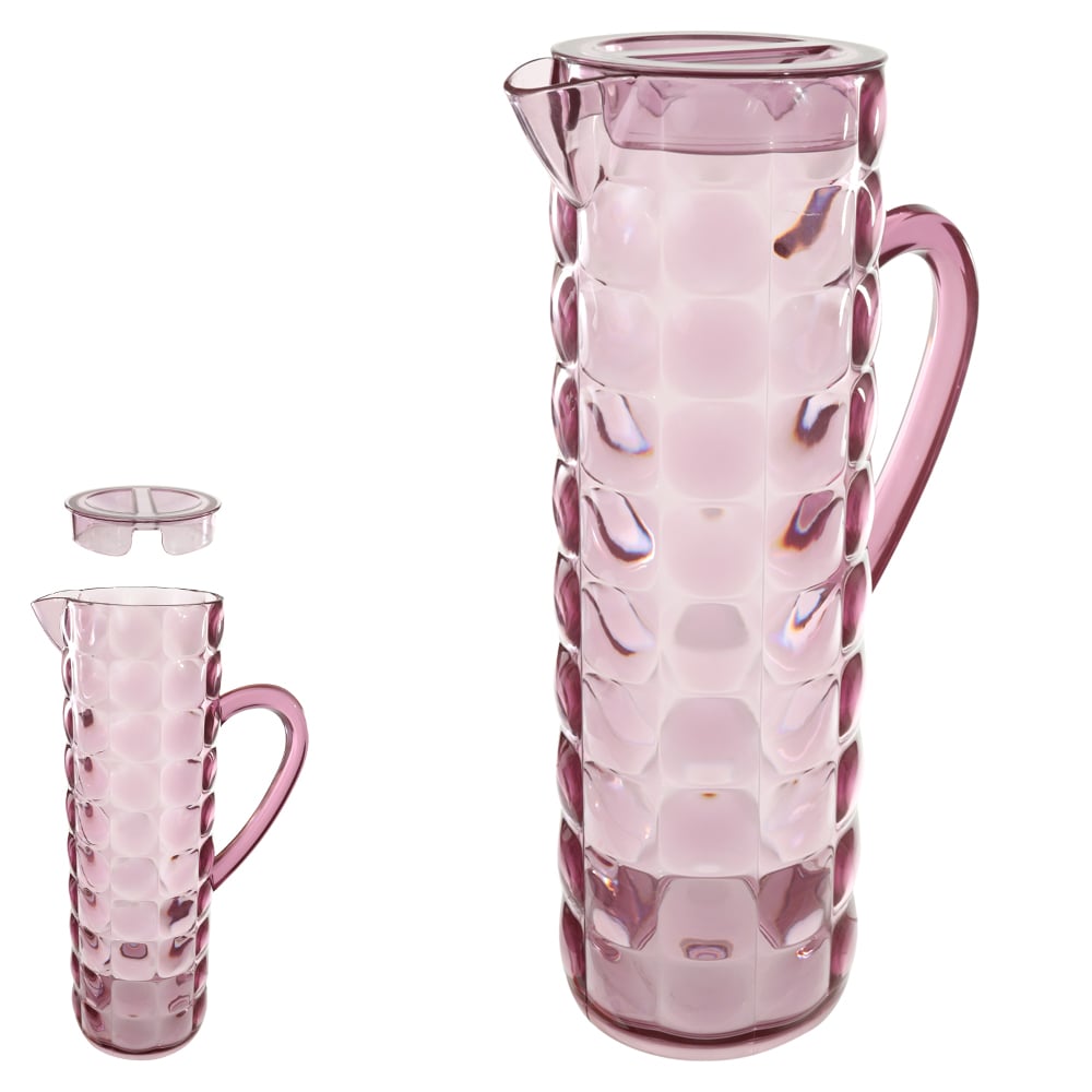 JARRA ACRILICO 1500ml 29X9,5X15cm ICE (ROXO)