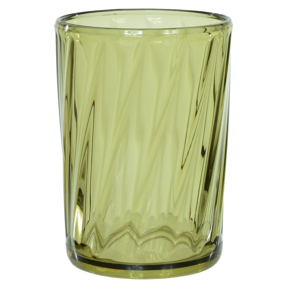 COPO ACRILICO 410ml 12X8,5cm WAVE (VERDE ESCURO)
