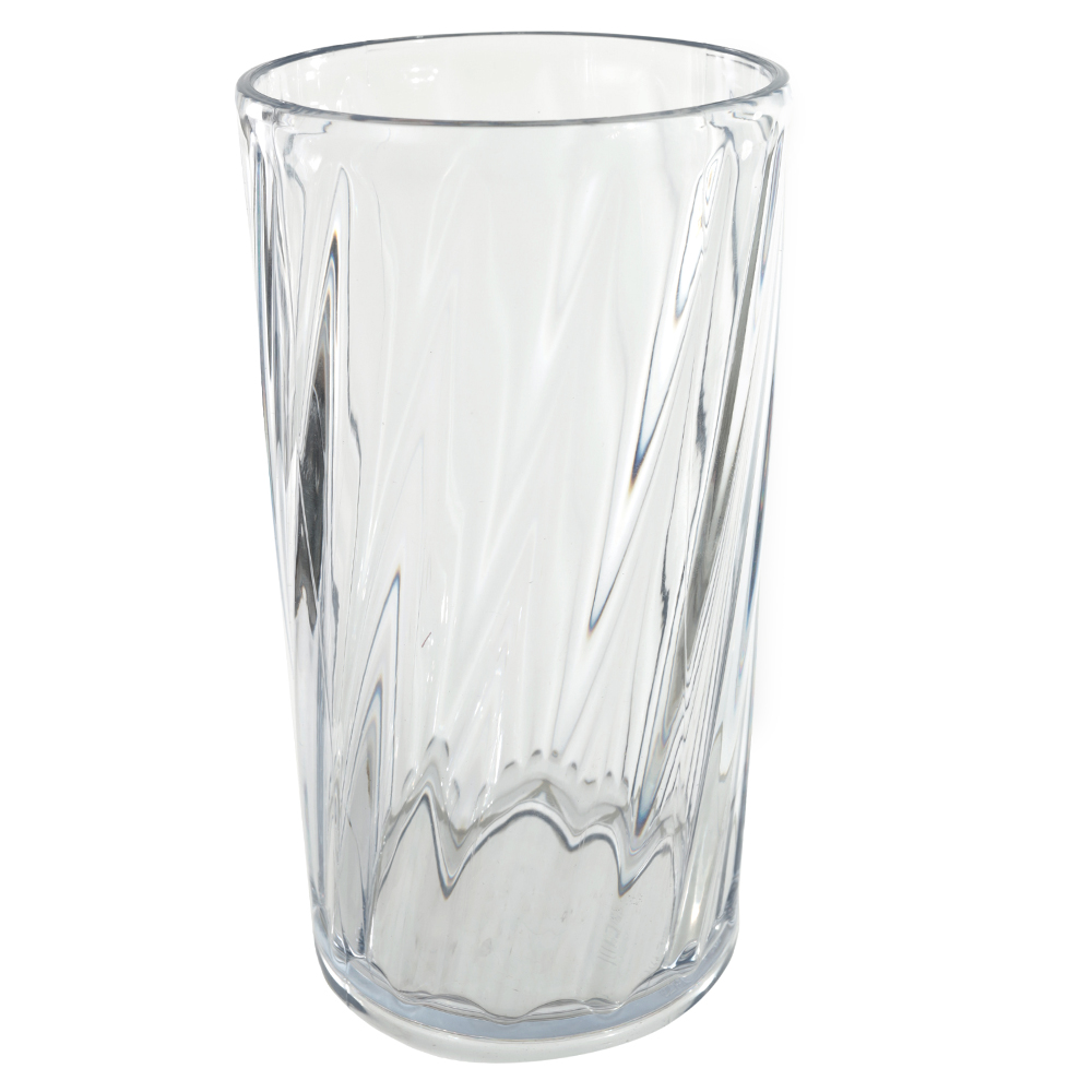 COPO LONGDRINK ACRILICO 600ml 16X8,5cm WAVE (TRANSPARENTE)