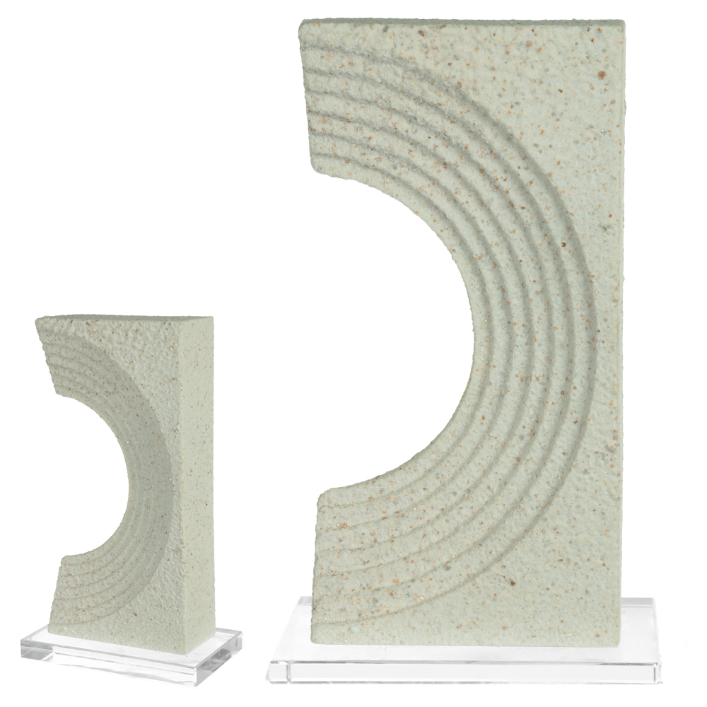 ESCULTURA DECORATIVA POLIRESINA (BEGE) 18X10X30cm