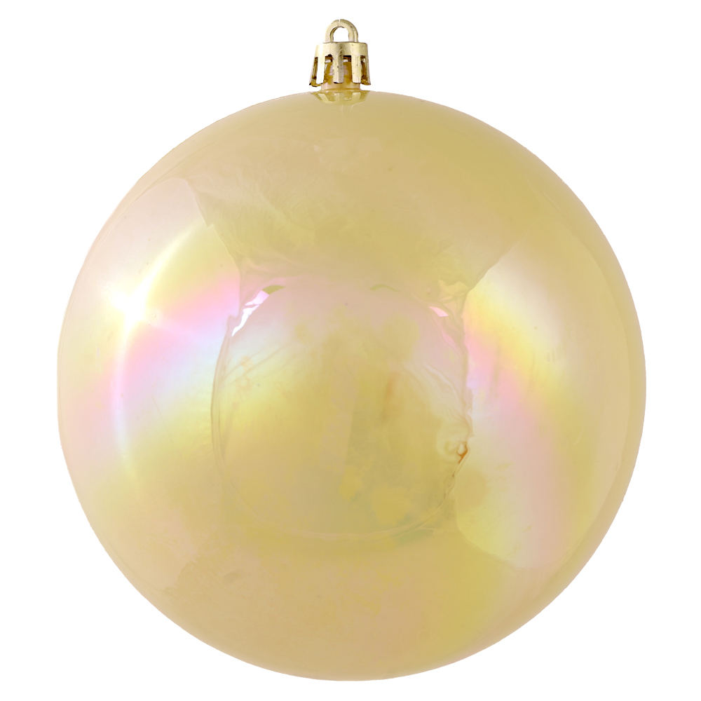 BOLAS DECORADAS NATAL (AMARELO) 12D