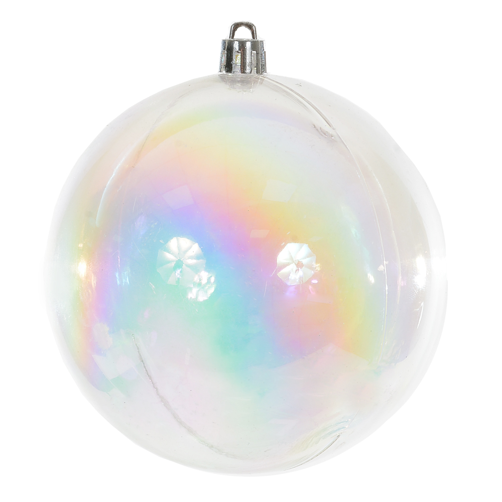 BOLAS DECORADAS NATAL (TRANSPARENTE) 15D