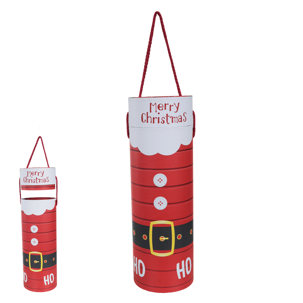 NATAL CAIXA DE PAPEL PAPAI NOEL C/1 (COLORIDO) 11,3X34cm