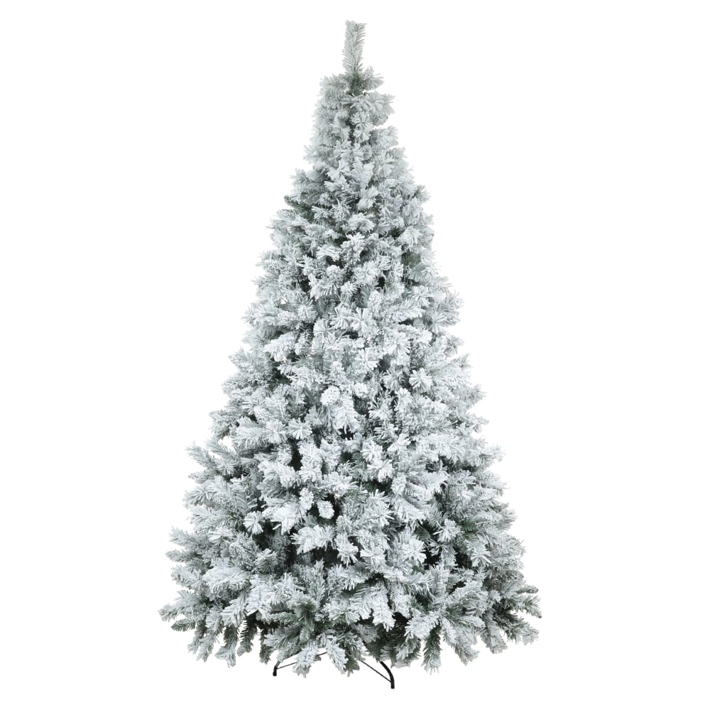 A.ARVORE NATAL NEW MICHIGAN NEVADA 1225 TIPS C/BASE METAL (VERDE) 2,4m