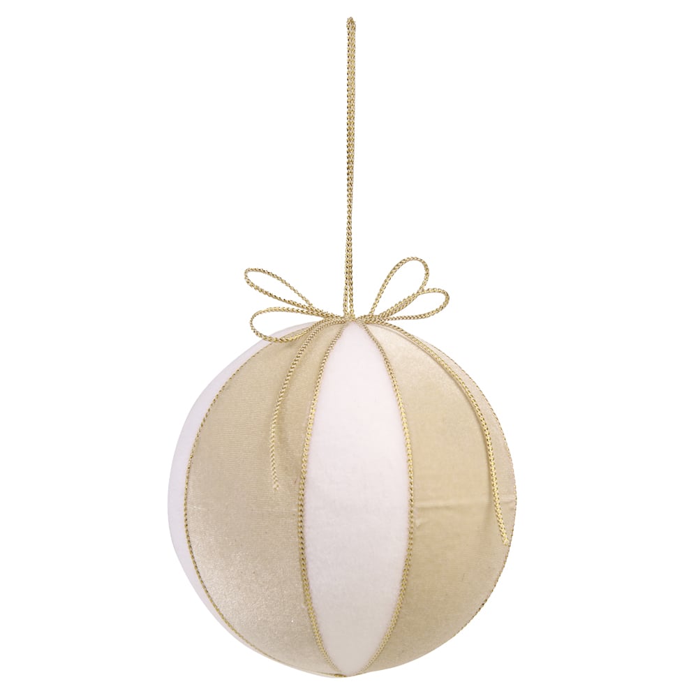 BOLAS DECORADAS NATAL (BEGE) 15D