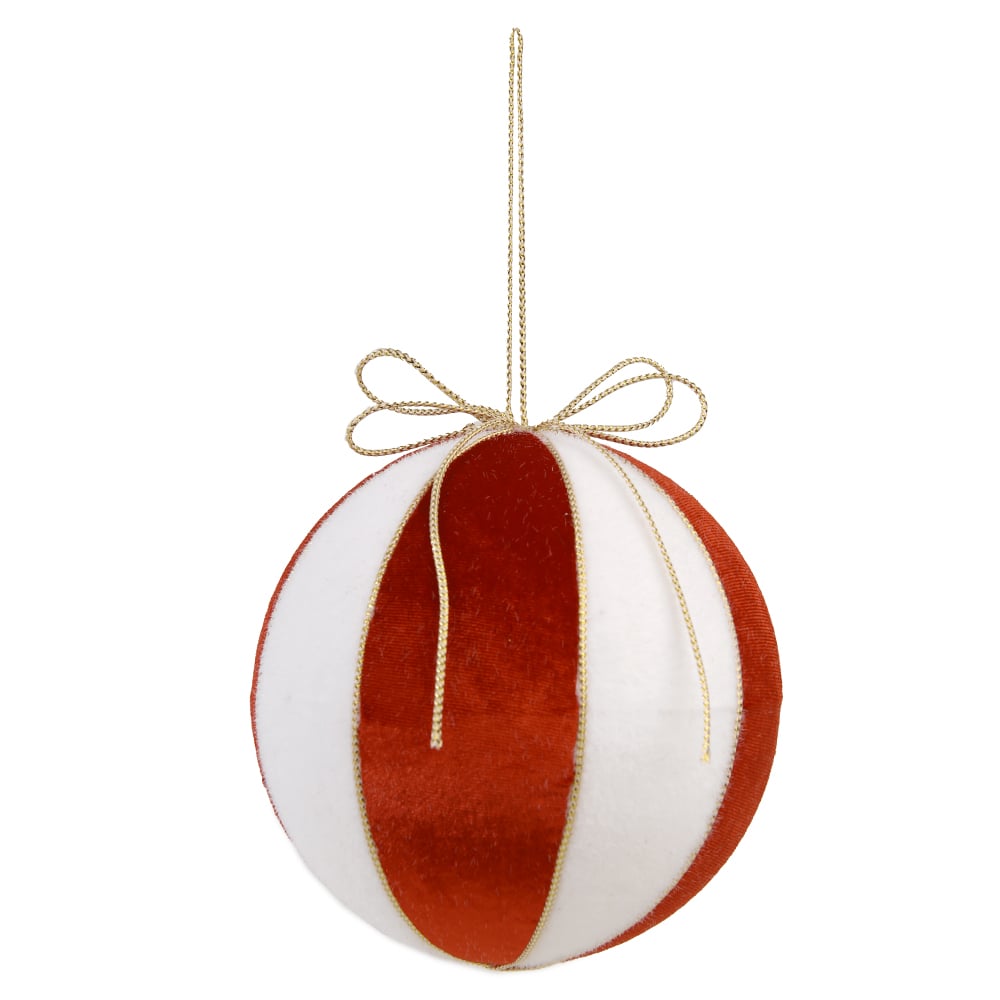BOLAS DECORADAS NATAL (VERMELHO) 15D