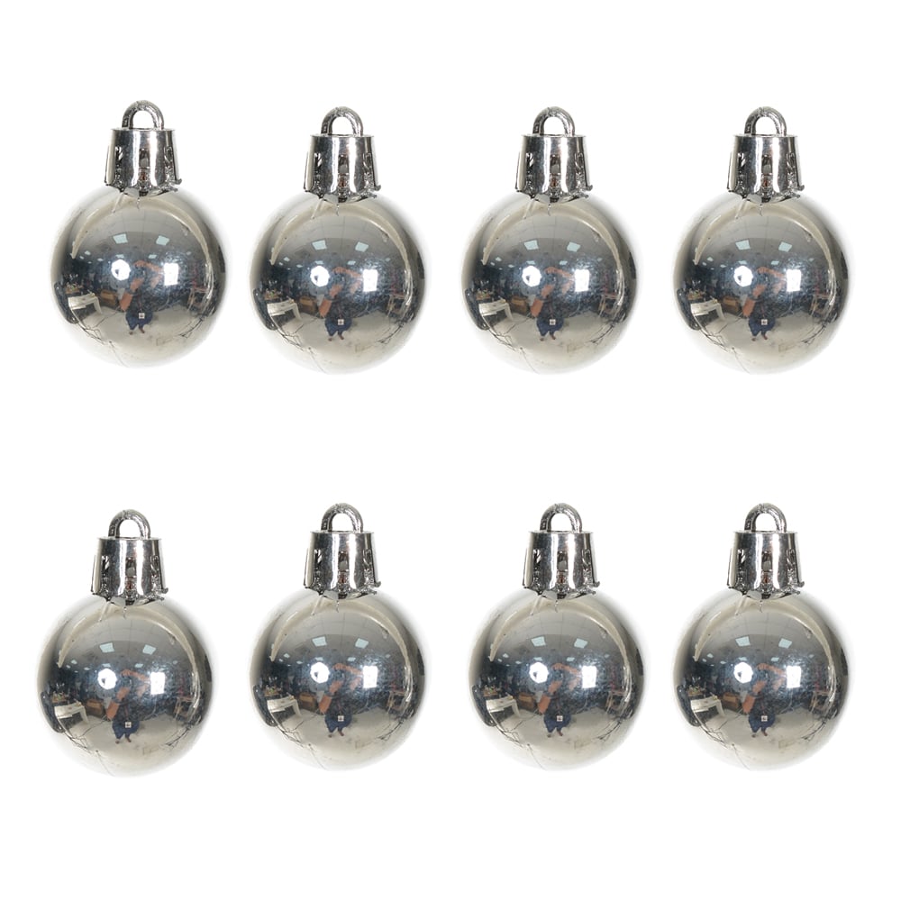 BOLA METALICA BAG C/8 UND (PRATA) 3D