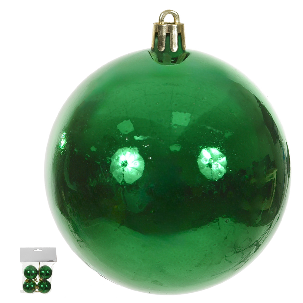 BOLA METALICA BAG C/4 UND (VERDE) 5D