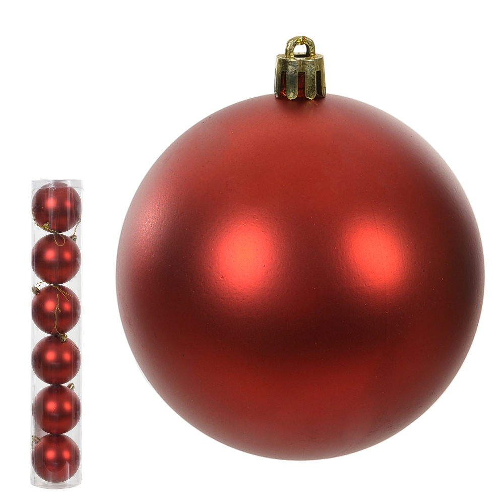 BOLA FOSCA TUBO C/6 UND (VERMELHO) 8D