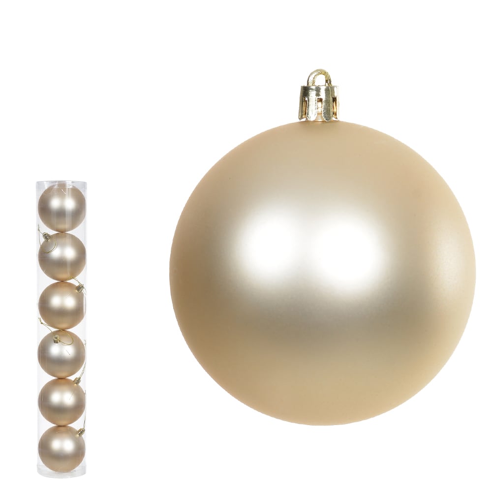 BOLA FOSCA TUBO C/6 UND (CHAMPANHE) 8D