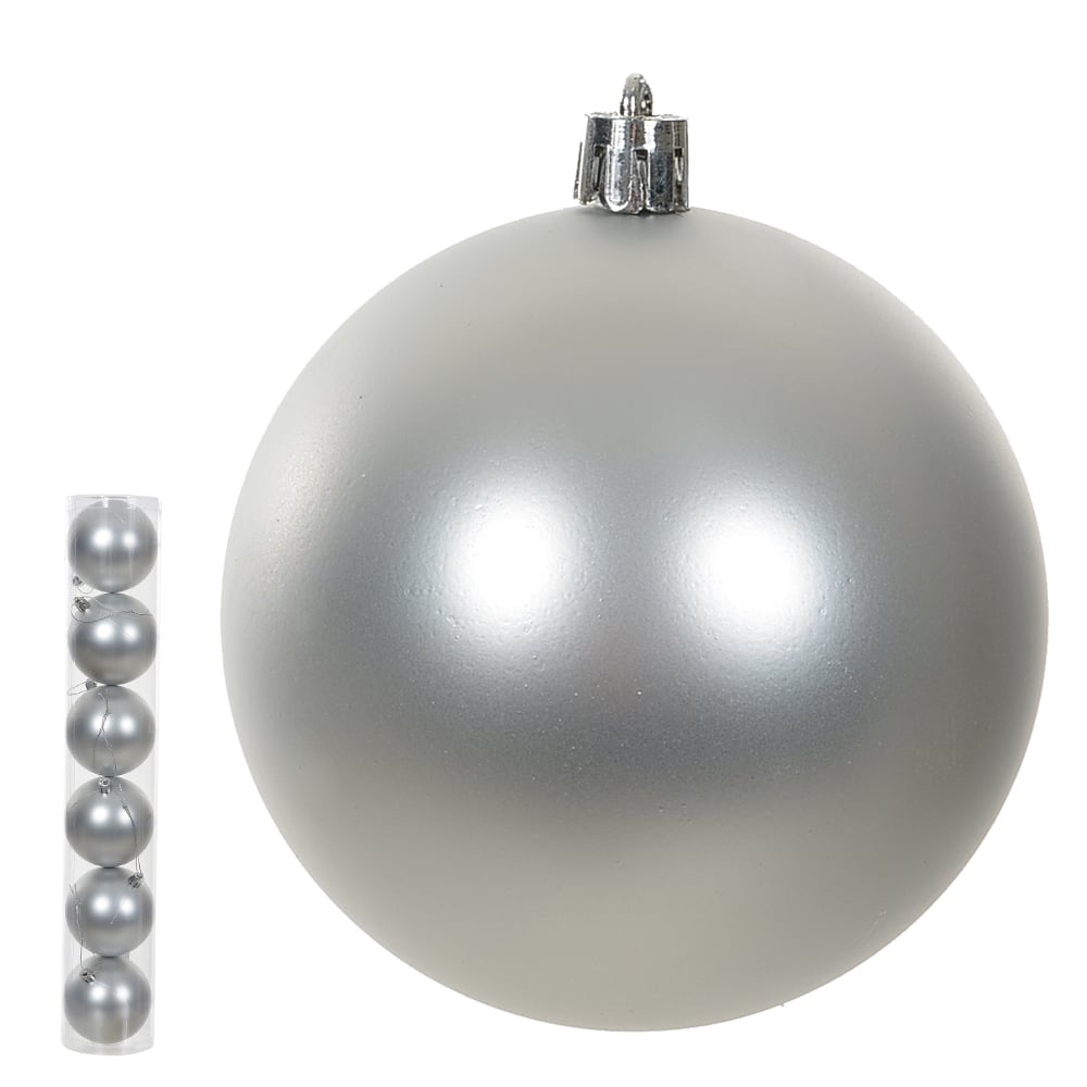 BOLA FOSCA TUBO C/6 UND (PRATA) 8D