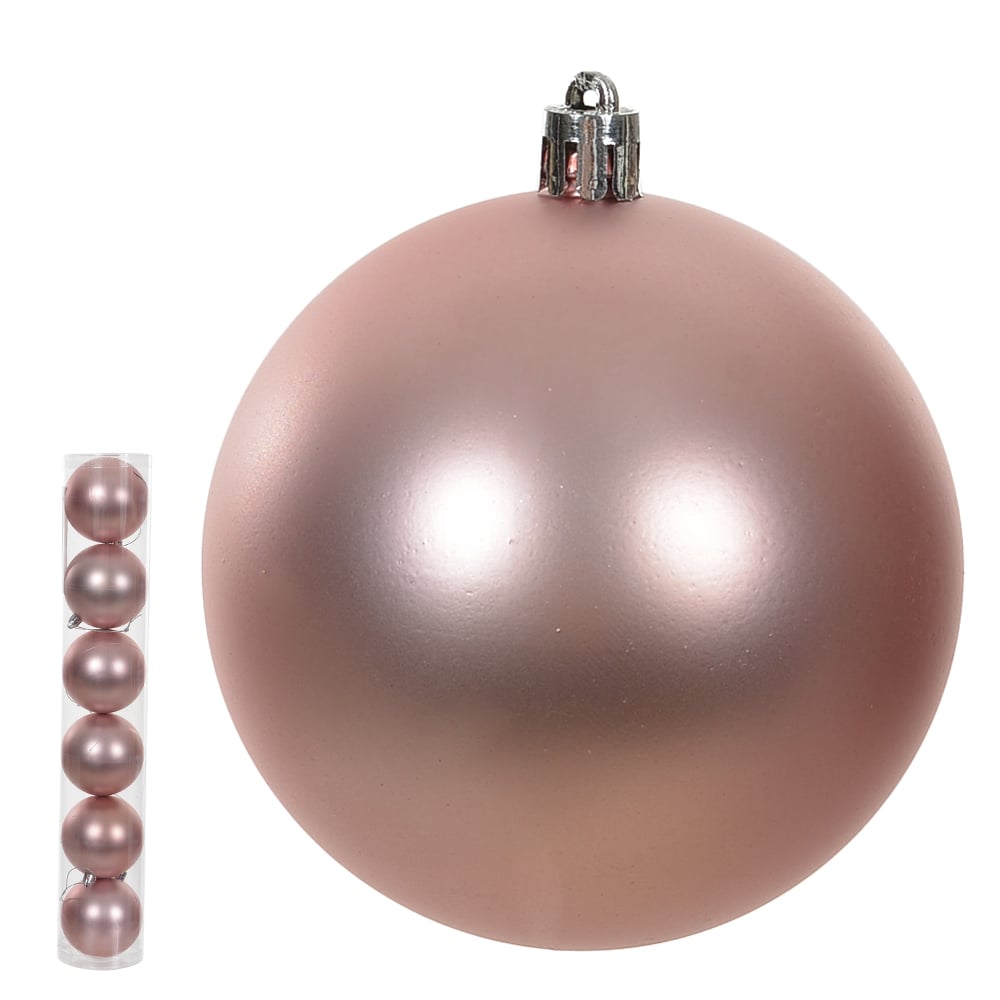 BOLA FOSCA TUBO C/6 UND (ROSA CLARO) 8D