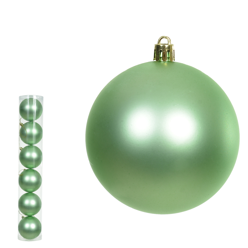BOLA FOSCA TUBO C/6 UND (VERDE CLARO) 8D