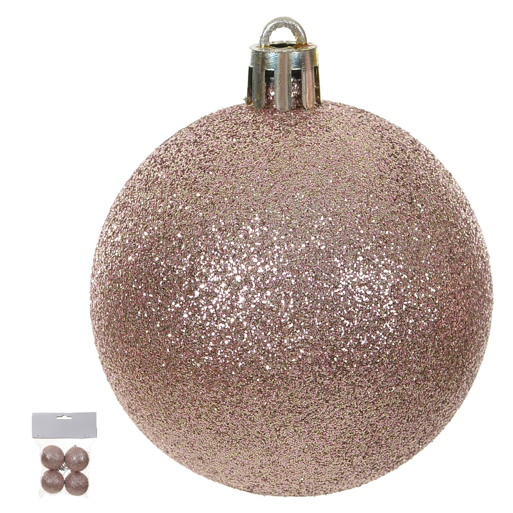 BOLA GLITTER BAG C/4 UND (ROSA CLARO) 5D