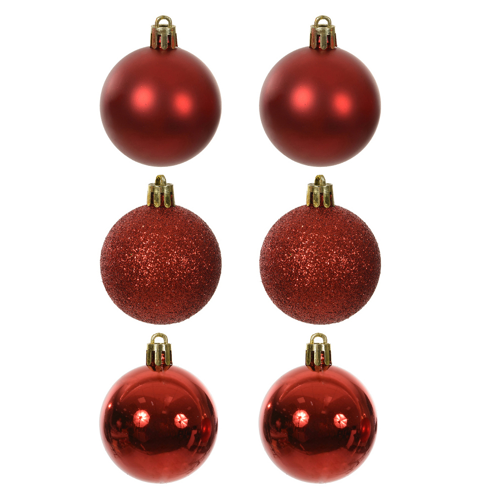 BOLA MISTO TUBO C/6 UND (VERMELHO) 8D